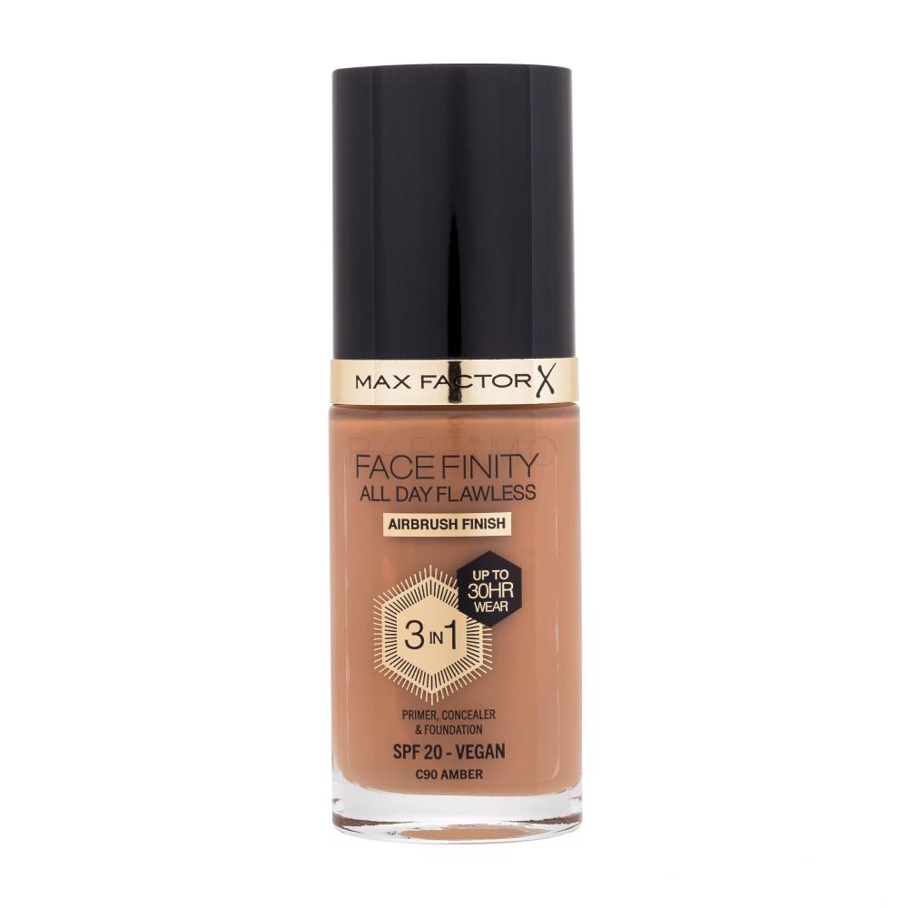 Max Factor Facefinity All Day Flawless SPF20 Foundation für Frauen 30 ml Farbton  C90 Amber