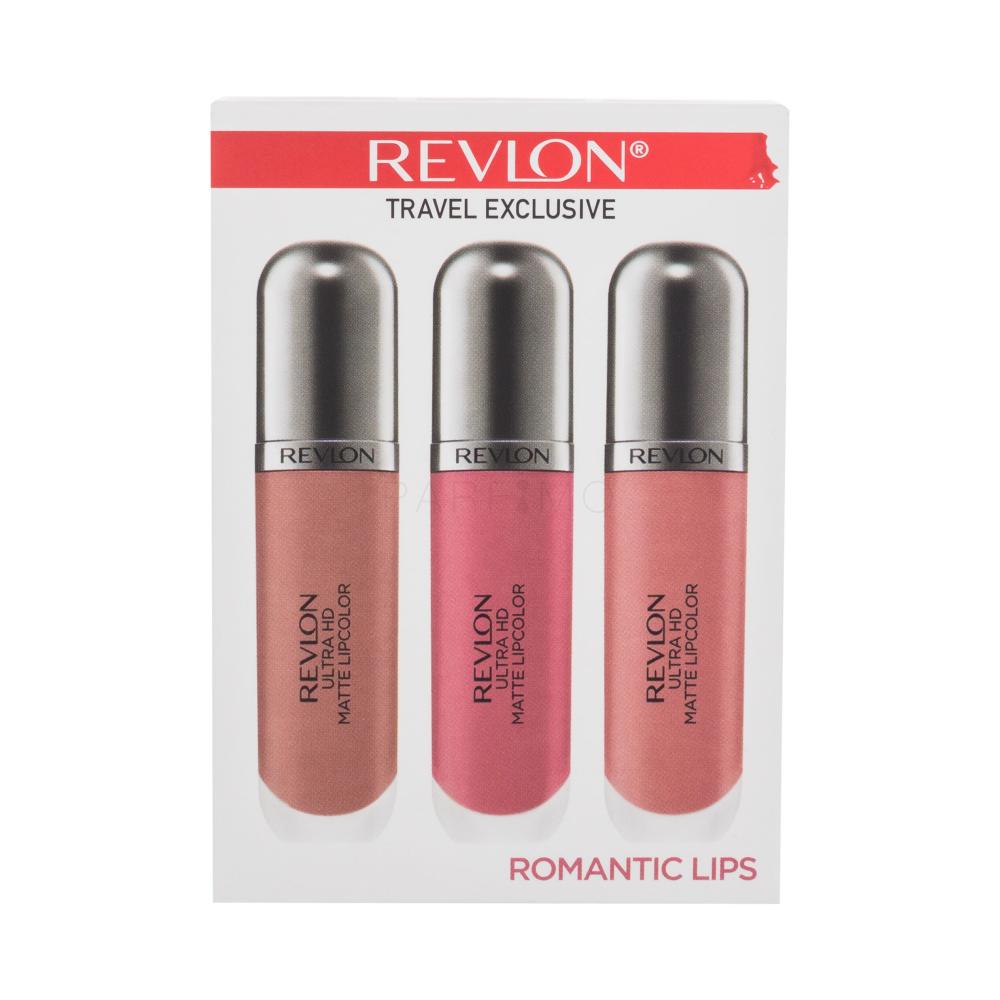 Revlon Ultra HD Matte Lipcolor Geschenkset Lippenstift Ultra HD Matte Lipcolor 5,9 ml + Lippenstift Ultra HD Matte Lipcolor 5,9 ml HD Devotion 600 + Lippenstift Ultra HD Matte Lipcolor 5,9 ml HD Seduction 630