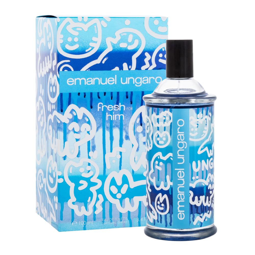 Emanuel Ungaro Fresh For Him Eau de Toilette für Herren 100 ml