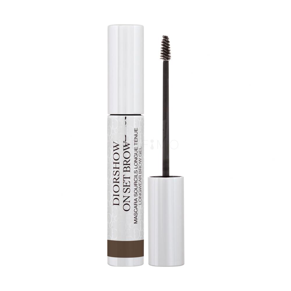 Dior Diorshow On Set Brow Waterproof Augenbrauen-Mascara für Frauen 5 ml Farbton  032 Dark Brown