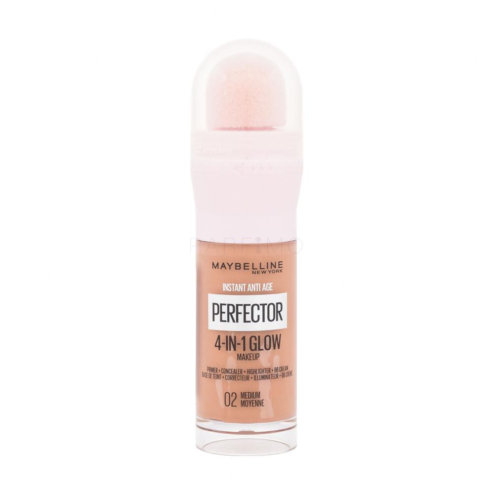 Maybelline Instant Anti-Age Perfector 4-In-1 Glow Foundation für Frauen 20 ml Farbton  02 Medium