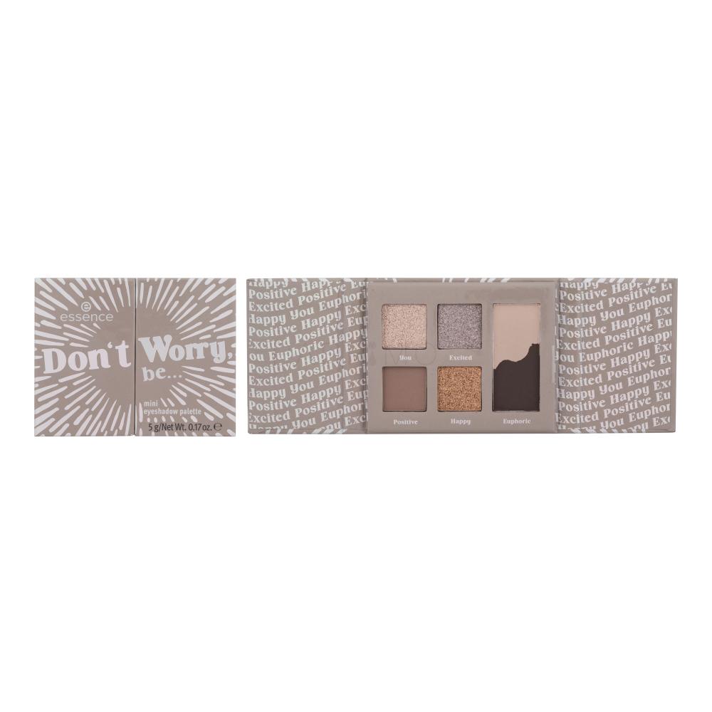 Essence Don´t Worry Be... Mini Eyeshadow Palette Lidschatten für Frauen 5 g