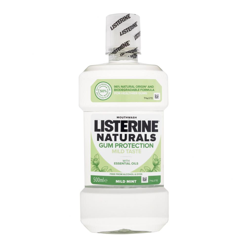 Listerine Naturals Gum Protection Mild Taste Mouthwash Mundwasser 500 ml