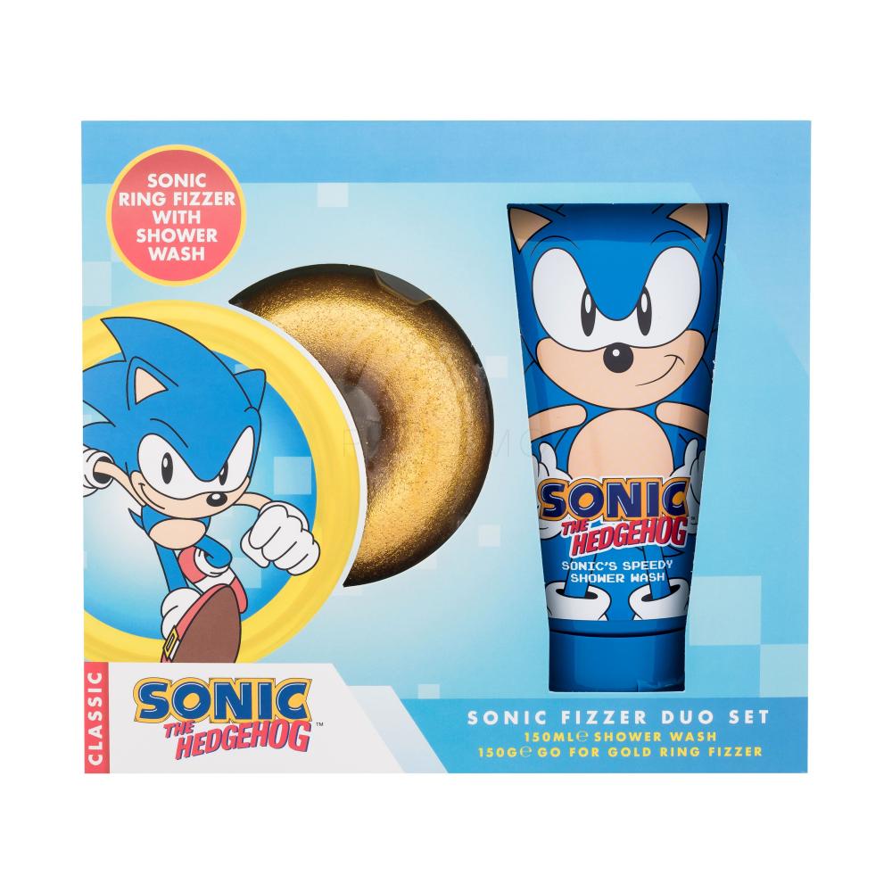 Sonic The Hedgehog Bath Fizzer Duo Set Geschenkset Badebombe 150 g