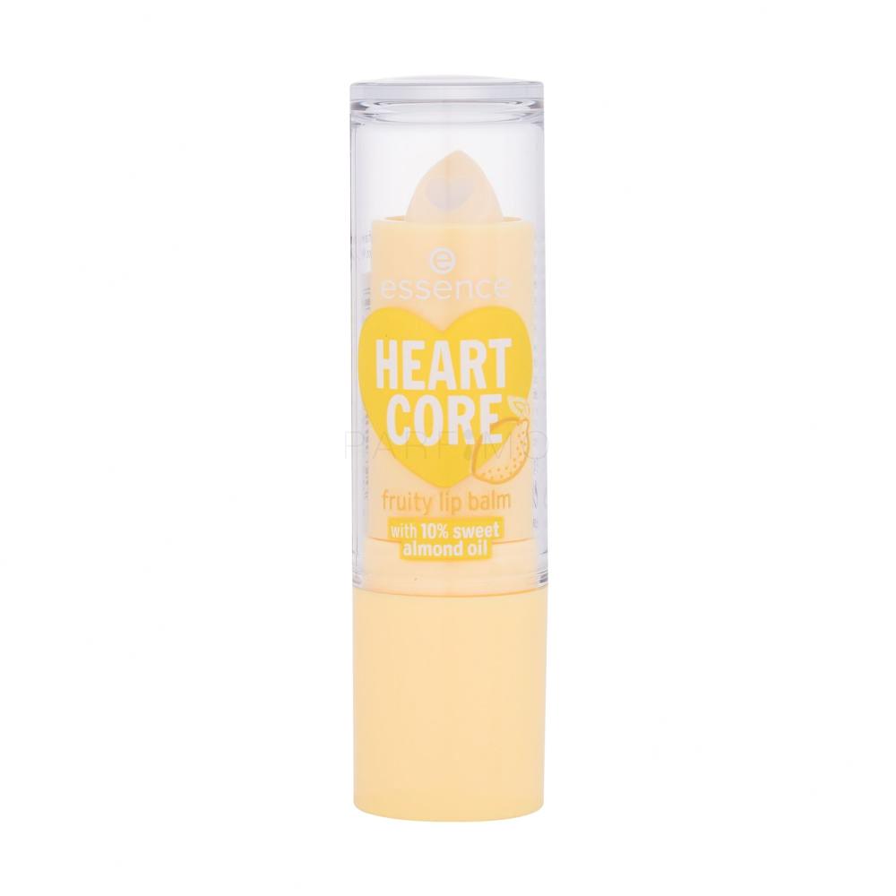 Essence Heart Core Fruity Lip Balm Lippenbalsam für Frauen 3 g Farbton  04 Lucky Lemon