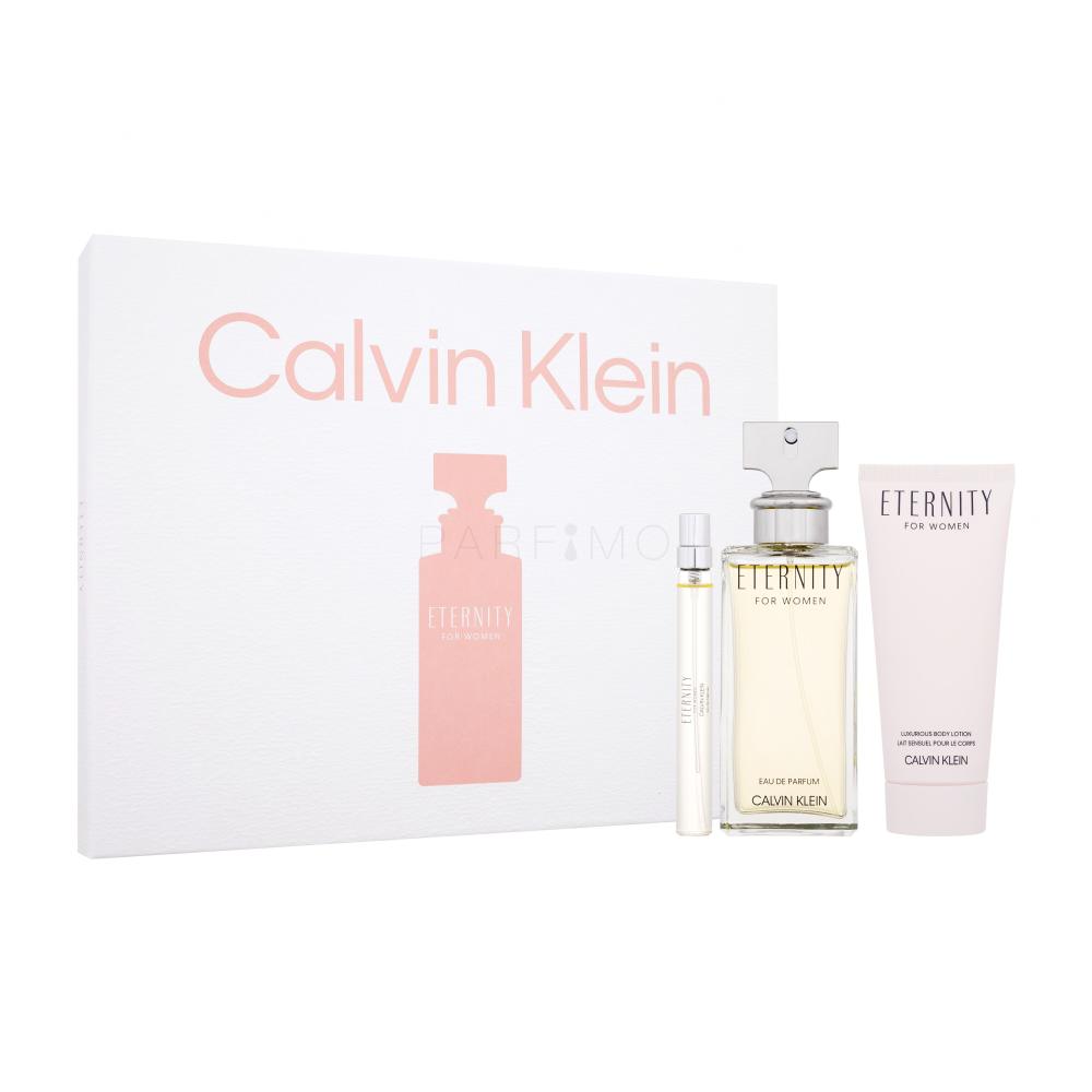 Calvin Klein Eternity SET2 Geschenkset Eau de Parfum 100 ml + Körperlotion 100 ml + Eau de Parfum 10 ml
