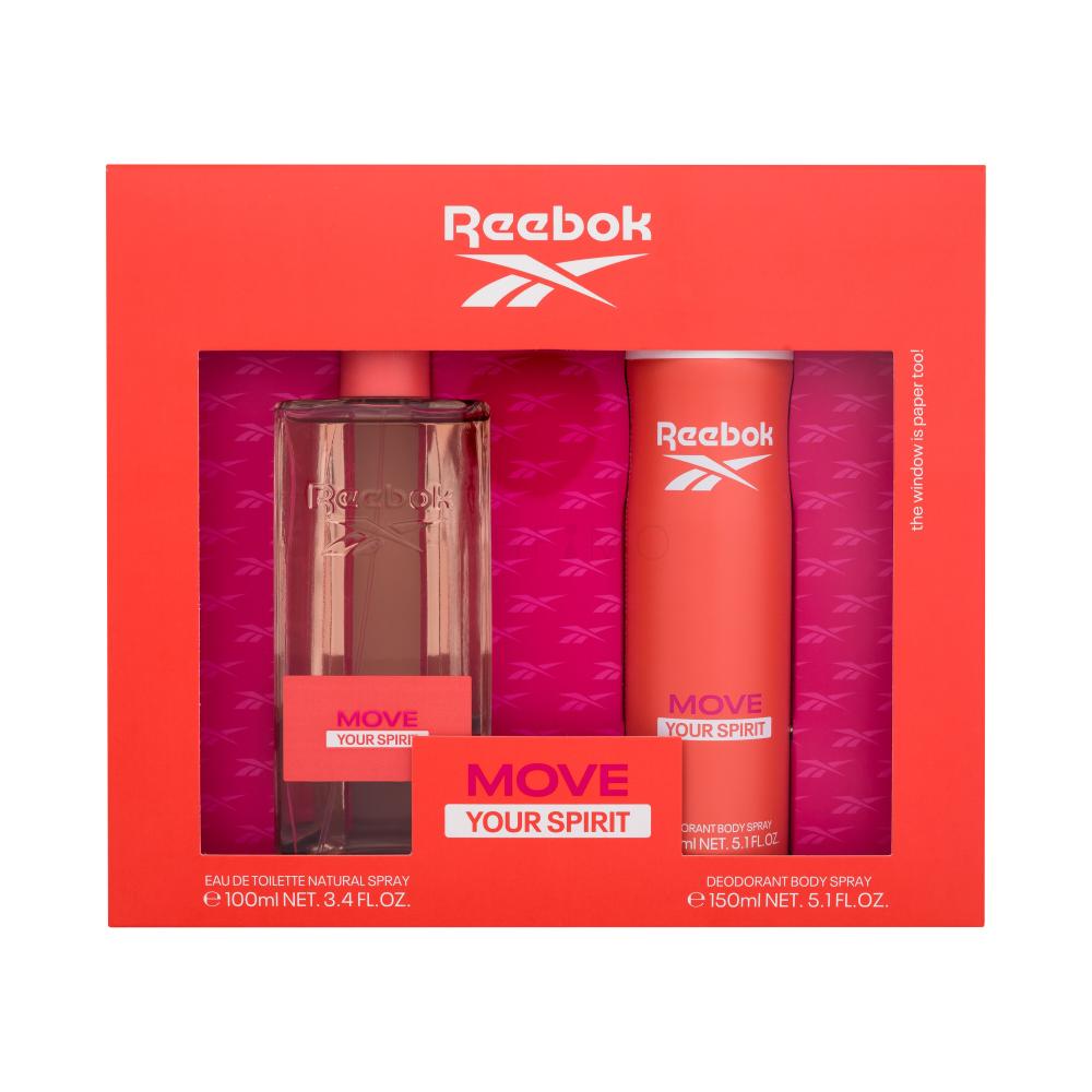 Reebok Move Your Spirit Geschenkset Eau de Toilette 100 ml + Deodorant 150 ml