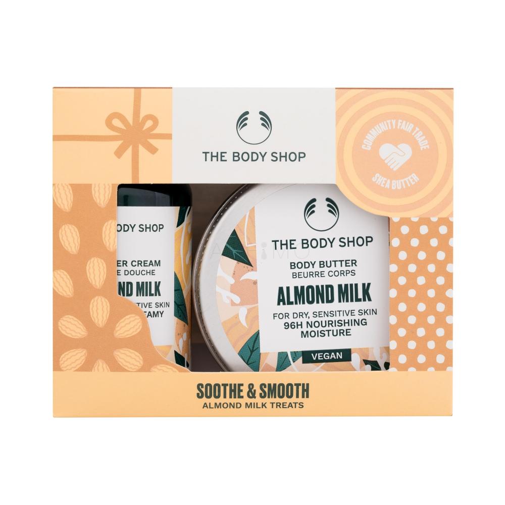 The Body Shop Almond Milk Soothe & Smooth Geschenkset Duschcreme Shower