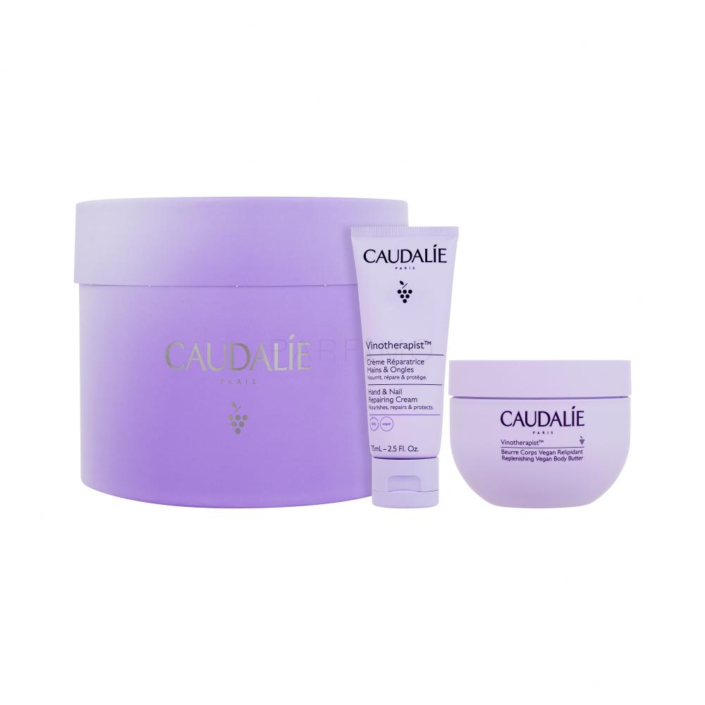 Caudalie Vinotherapist Body Moisturizing Duo Gift Set Geschenkset Körperbutter Replenishing Vegan Body Butter 250 g + Handcreme Hand & Nail Repairing Cream 75 ml