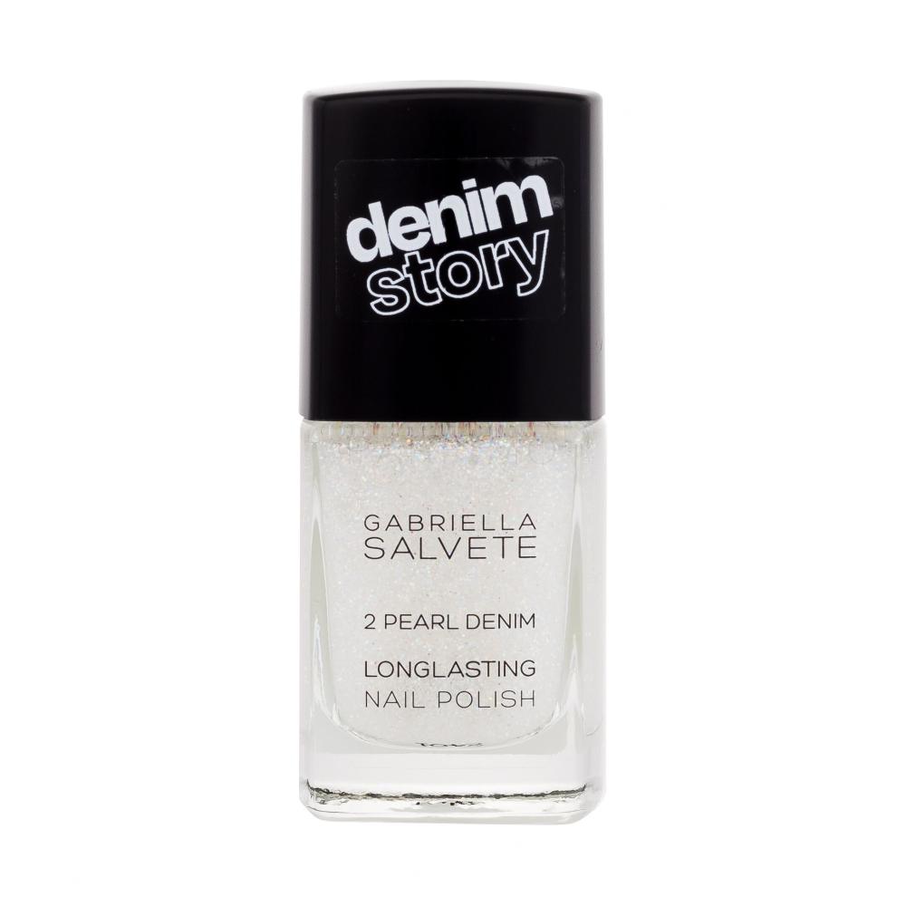 Gabriella Salvete Denim Story Longlasting Nail Polish Nagellack für Frauen 11 ml Farbton  02 Pearl Denim