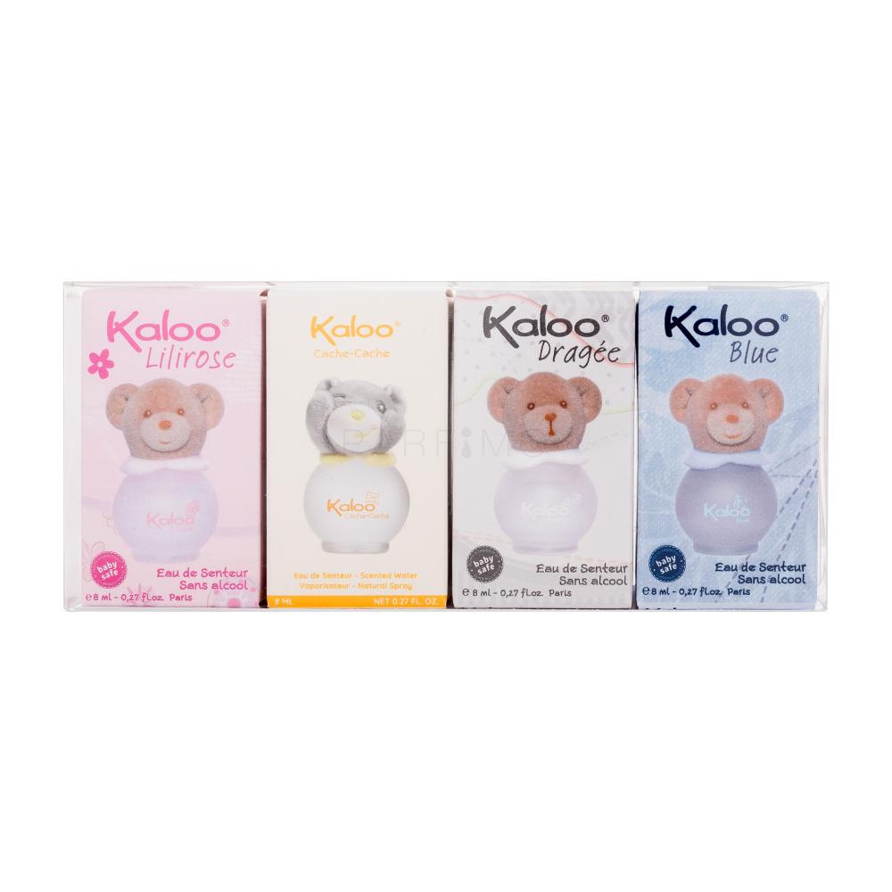 Kaloo My Mini Kaloo Collection Geschenkset Körperspray Lilirose 8 ml + Körperspray Cache-Cache 8 ml + Körperspray Dragee 8 ml + Körperspray Blue 8 ml