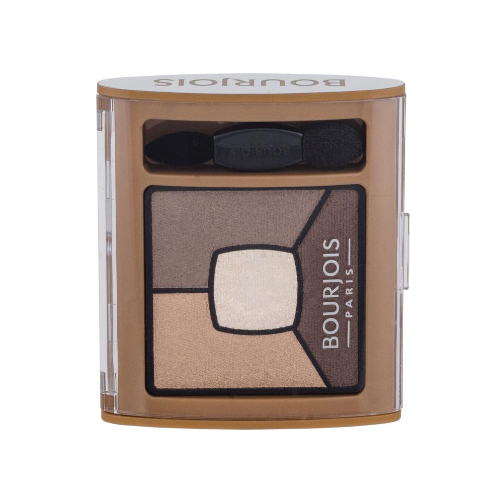 BOURJOIS Paris Smoky Stories Quad Eyeshadow Palette Lidschatten für Frauen 3,2 g Farbton  06 Upside Brown