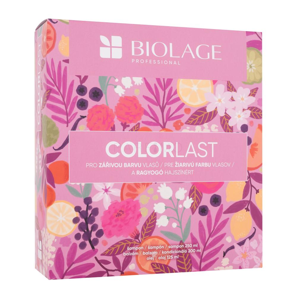 Biolage Color Last Geschenkset Shampoo Color Last 250 ml + Conditioner Color Last 200 ml + Haaröl All-In-One Multi-Benefit Öl 125 ml