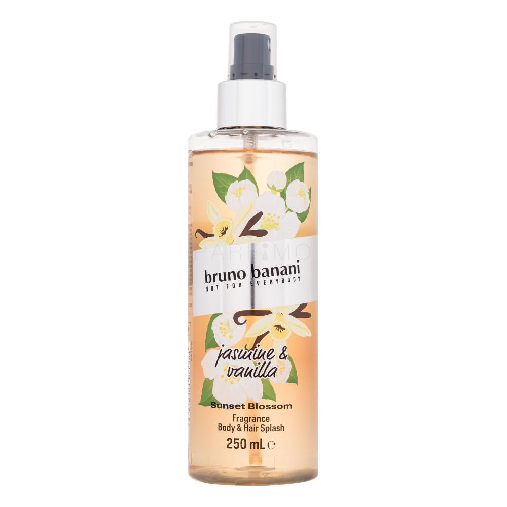 Bruno Banani Sunset Blossom Jasmine & Vanilla Körperspray für Frauen 250 ml