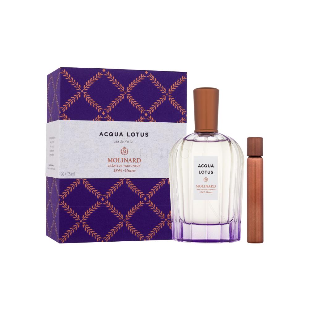Molinard La Collection Privée Acqua Lotus Geschenkset Eau de Parfum 90 ml + Deodorant-Roll-on 7,5 ml