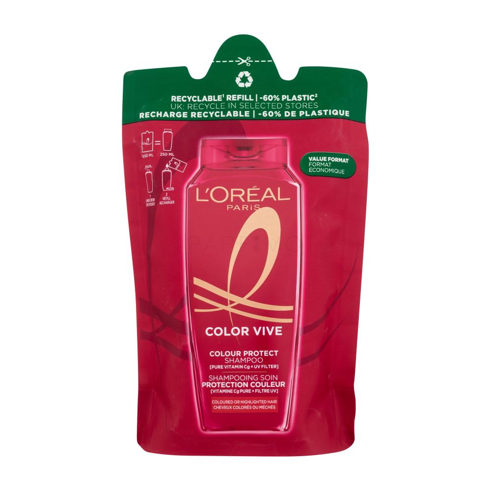 L'Oréal Paris Elseve Color-Vive Protecting Shampoo Shampoo für Frauen Nachfüllung 250 ml