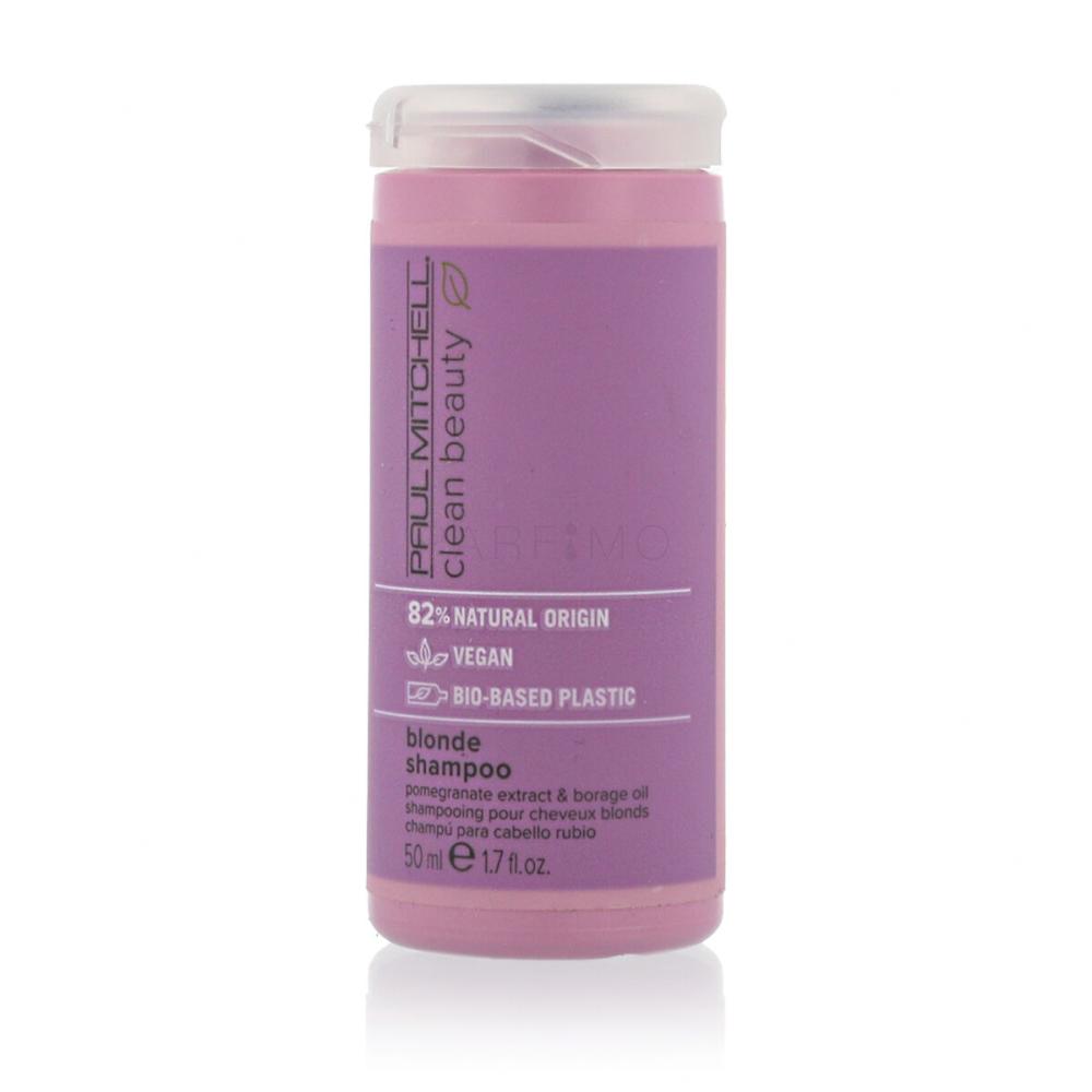 Paul Mitchell Clean Beauty Color Protect Blonde Shampoo Shampoo für Frauen 50 ml
