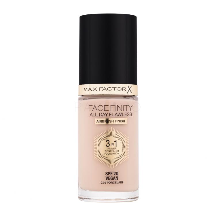 Max Factor Facefinity All Day Flawless SPF20 Foundation für Frauen 30 ml Farbton  C30 Porcelain
