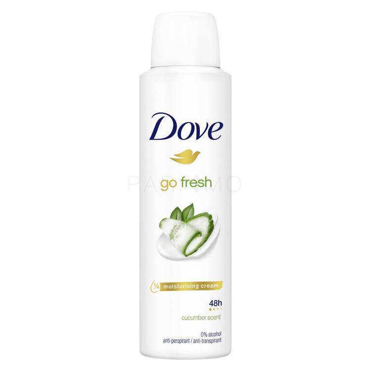 Dove Go Fresh Cucumber &amp; Green Tea 48h Antiperspirant für Frauen 150 ml