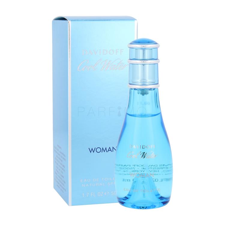 Davidoff Cool Water Woman Eau de Toilette für Frauen 50 ml
