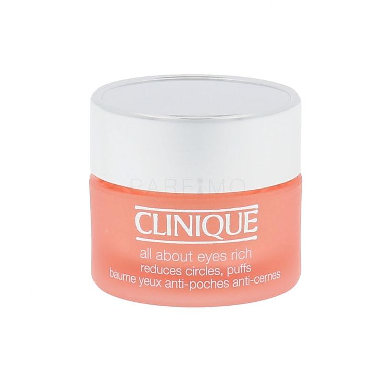 Clinique All About Eyes Rich Augencreme für Frauen 15 ml