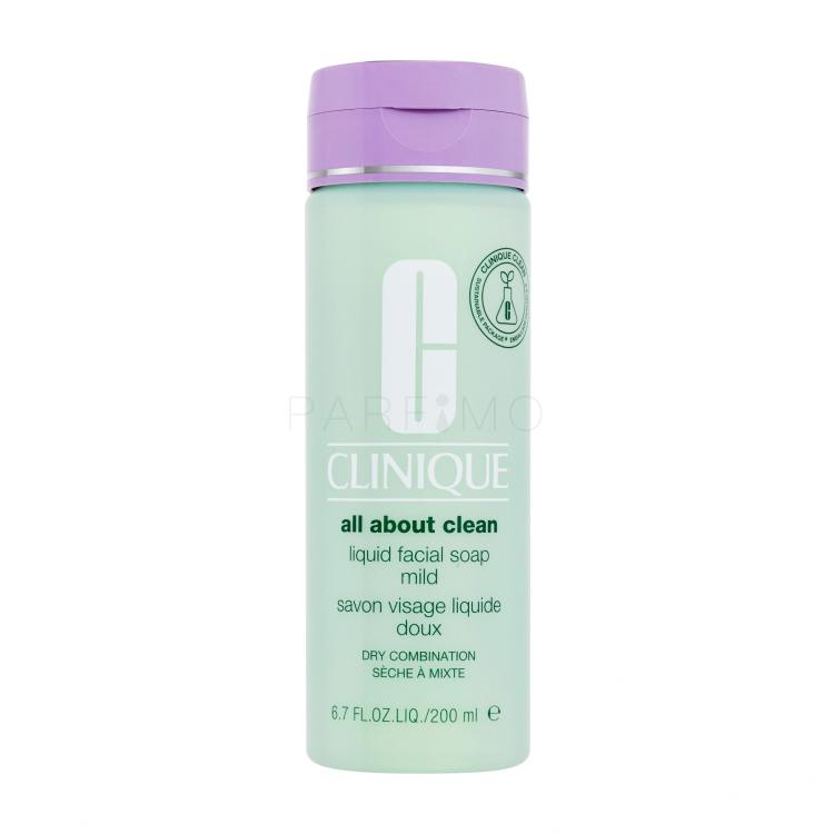 Clinique All About Clean Liquid Facial Soap Mild Reinigungsseife für Frauen 200 ml