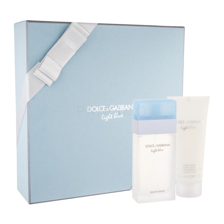 Dolce&amp;Gabbana Light Blue Geschenkset Edt 50ml + 100ml Körpercreme