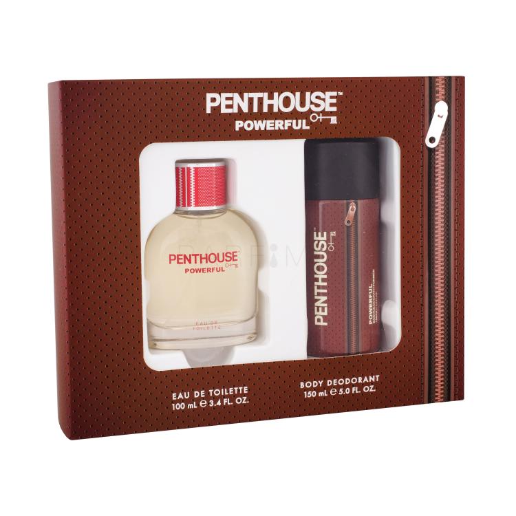 Penthouse Powerful Geschenkset Edt 100 ml + Deodorant 150 ml