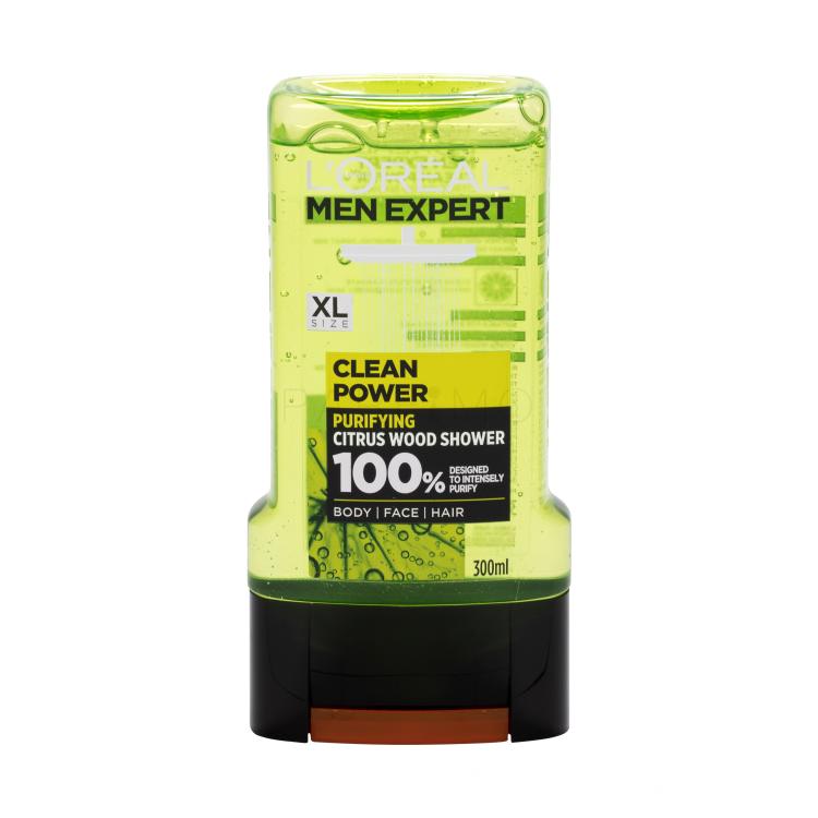 L&#039;Oréal Paris Men Expert Clean Power Duschgel für Herren 300 ml