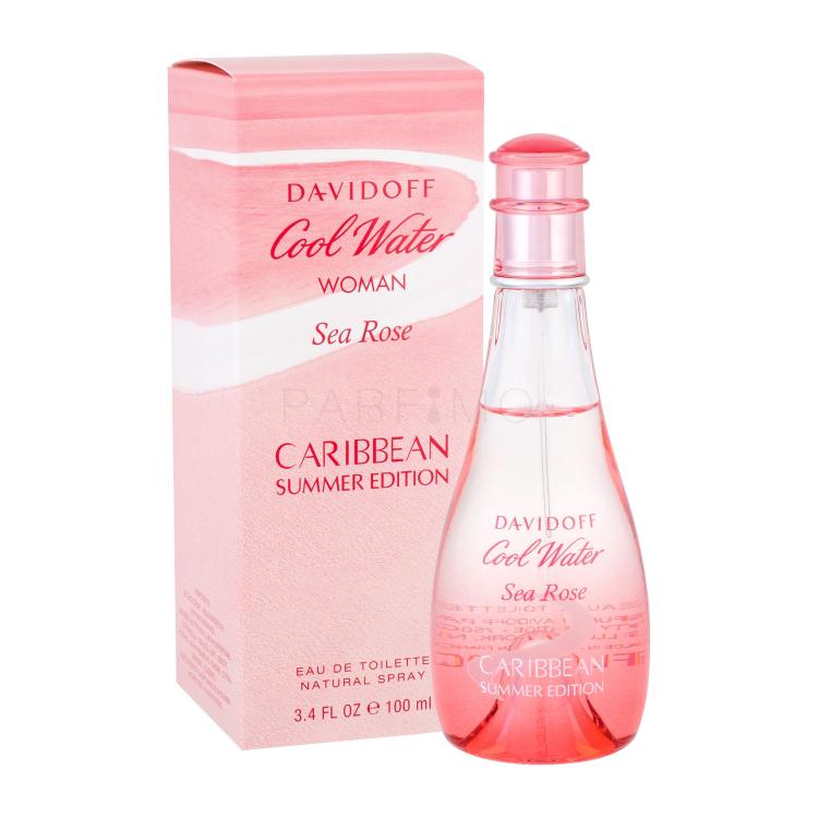 Davidoff Cool Water Sea Rose Caribbean Summer Edition Eau de Toilette für Frauen 100 ml