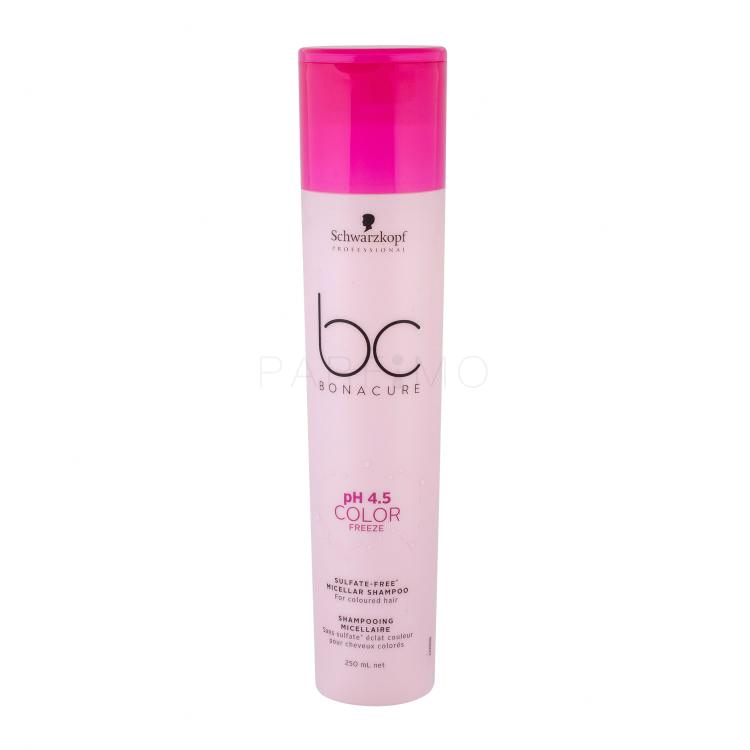 Schwarzkopf Professional BC Bonacure pH 4.5 Color Freeze Sulfate-Free Micellar Shampoo für Frauen 250 ml