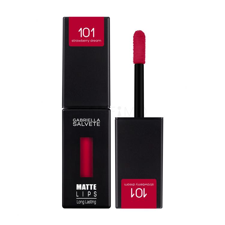 Gabriella Salvete Matte Lips Lippenstift für Frauen 4,5 ml Farbton  101 Strawberry Dream