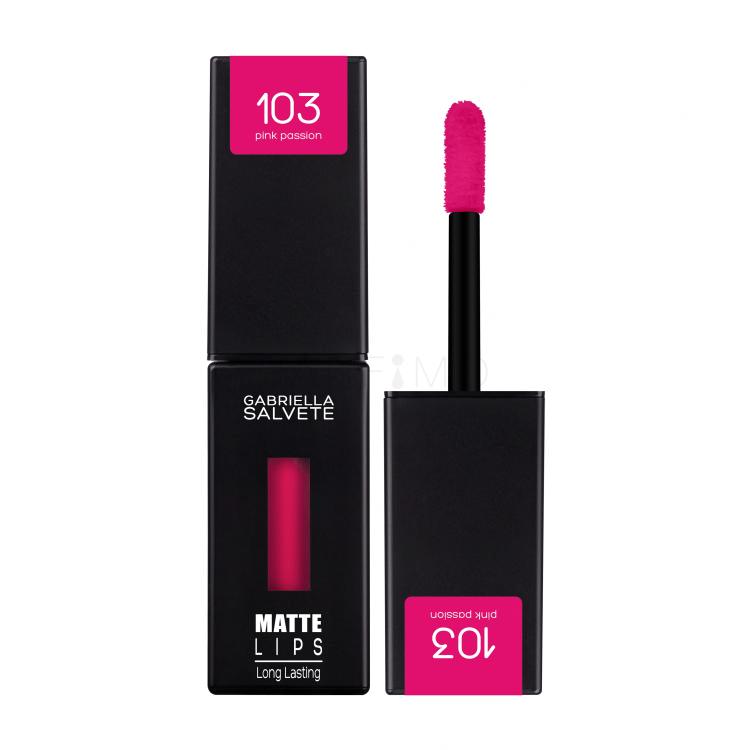 Gabriella Salvete Matte Lips Lippenstift für Frauen 4,5 ml Farbton  103 Pink Passion