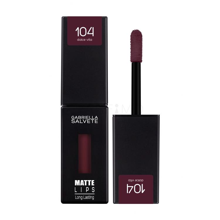 Gabriella Salvete Matte Lips Lippenstift für Frauen 4,5 ml Farbton  104 Dolce Vita