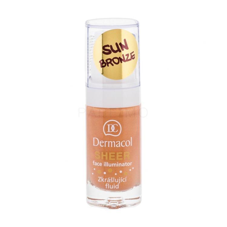 Dermacol Sheer Face Illuminator Make-up Base für Frauen 15 ml Farbton  sun bronze