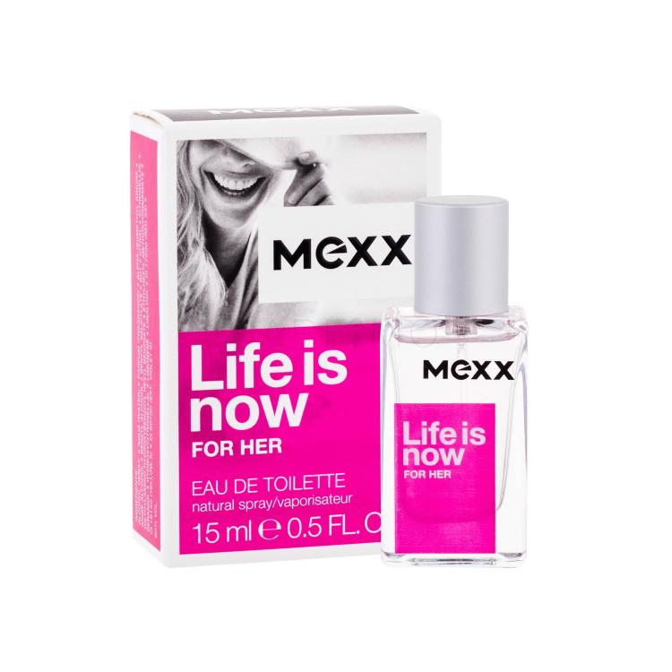 Mexx Life Is Now For Her Eau de Toilette für Frauen 15 ml
