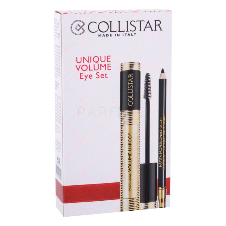 Collistar Volume Unico Geschenkset Mascara 13 ml + Eyeliner Professional Eye Pencil 1,2 g Black