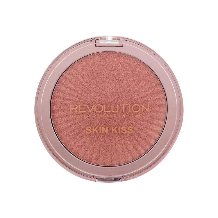 Makeup Revolution London Skin Kiss Highlighter für Frauen 14 g Farbton  Peach Kiss