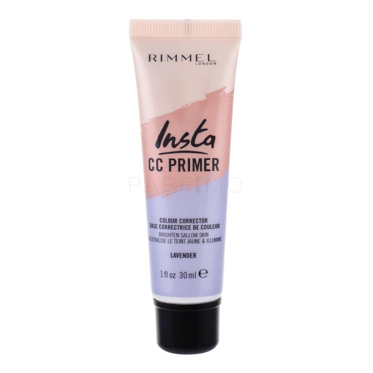 Rimmel London Insta CC Primer Make-up Base für Frauen 30 ml Farbton  Lavender