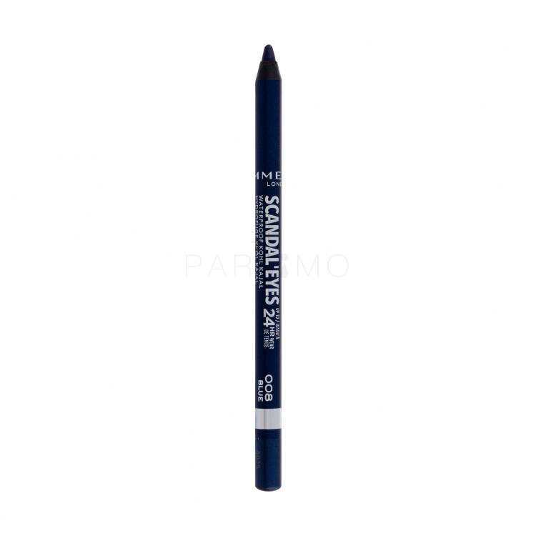 Rimmel London Scandaleyes Kajal 24HR Kajalstift für Frauen 1,3 g Farbton  008 Blue