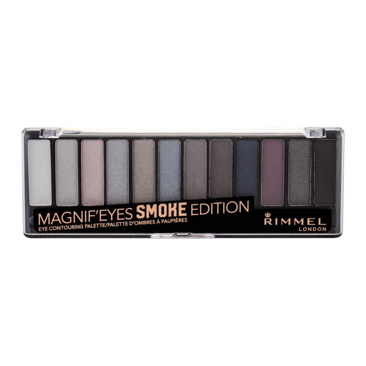 Rimmel London Magnif´Eyes Contouring Palette Lidschatten für Frauen 14,16 g Farbton  003 Smoke Edition