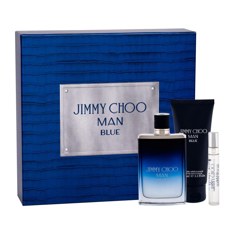 Jimmy Choo Jimmy Choo Man Blue Geschenkset Edt 100 ml + Edt 7,5 ml + After shave Balsam 100 ml