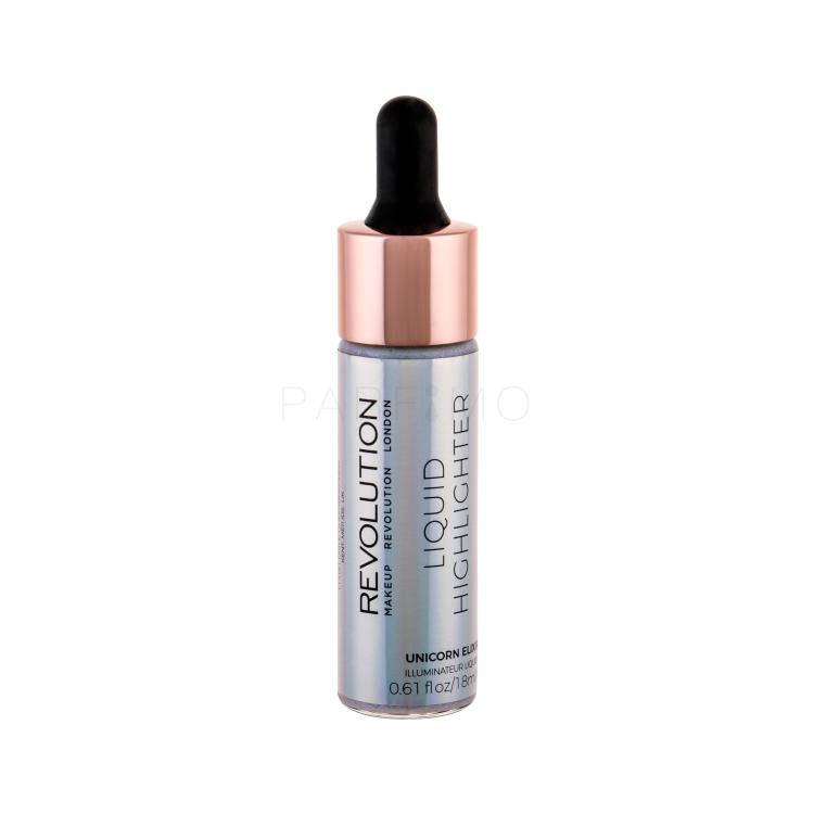 Makeup Revolution London Liquid Highlighter Highlighter für Frauen 18 ml Farbton  Unicorn Elixir