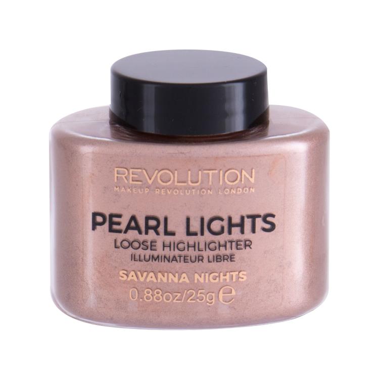 Makeup Revolution London Pearl Lights Highlighter für Frauen 25 g Farbton  Savanna Nights