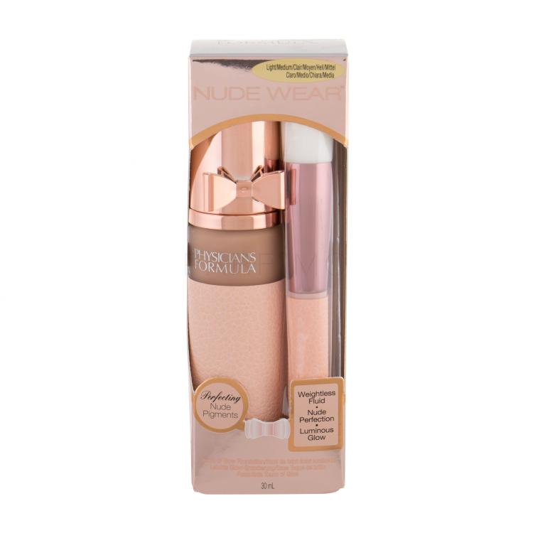 Physicians Formula Nude Wear Touch of Glow Geschenkset Make-up 30 ml + Kosmetikpinsel 1 St