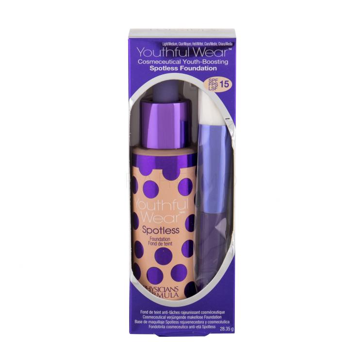 Physicians Formula Youthful Wear Spotless SPF15 Geschenkset Make-up 28,35 g + Kosmetikpinsel 1 St