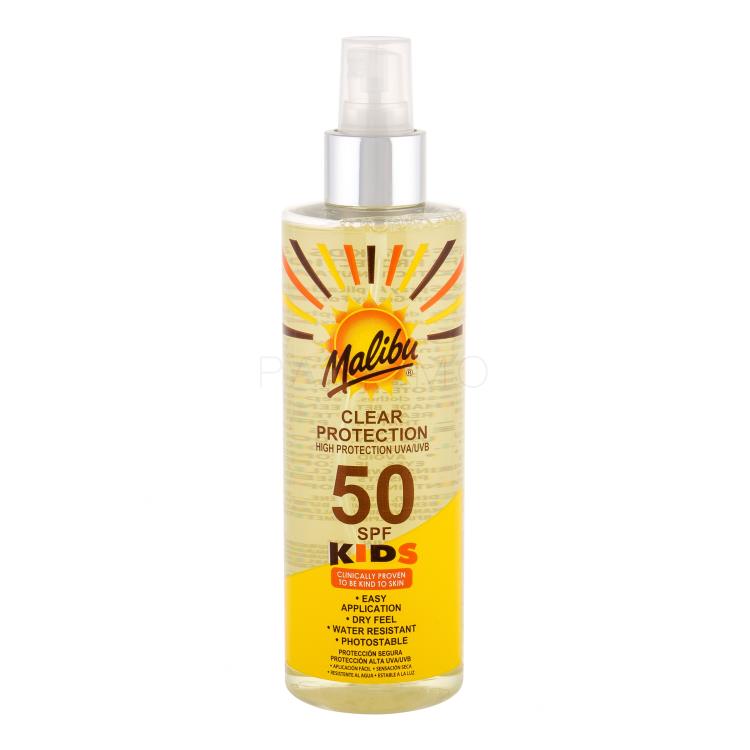 Malibu Kids Clear Protection SPF50 Sonnenschutz für Kinder 250 ml