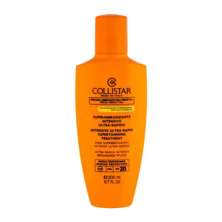 Collistar Special Perfect Tan Intensive Ultra-Rapid Supertanning SPF20 Sonnenschutz für Frauen 200 ml
