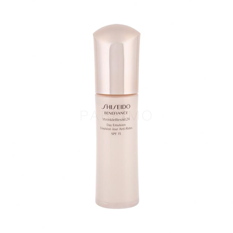 Shiseido Benefiance Wrinkle Resist 24 Day Emulsion SPF15 Gesichtsgel für Frauen 75 ml