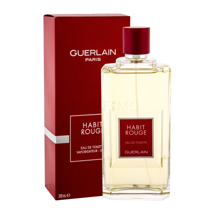 Guerlain Habit Rouge Eau de Toilette für Herren 200 ml